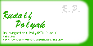 rudolf polyak business card